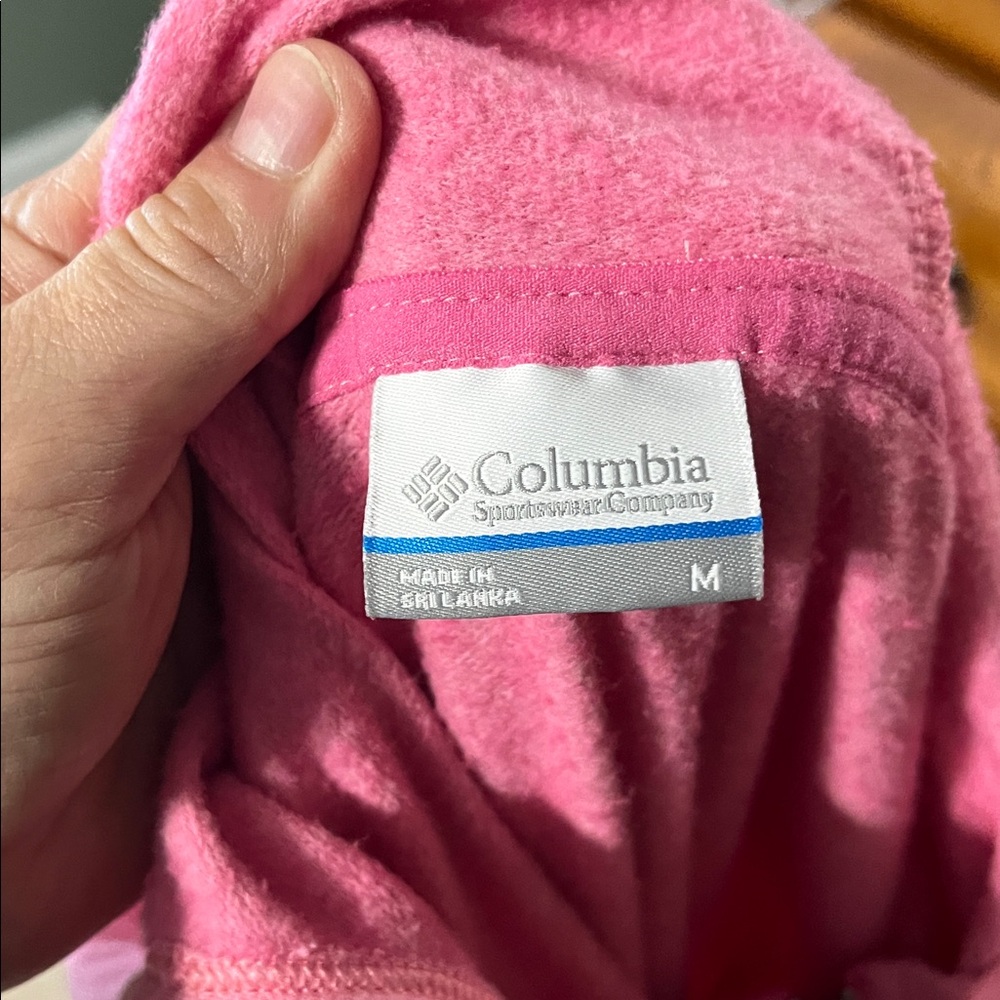 Columbia Women's Bright Pink Full-Zip Hoodie - Picture 3 of 3